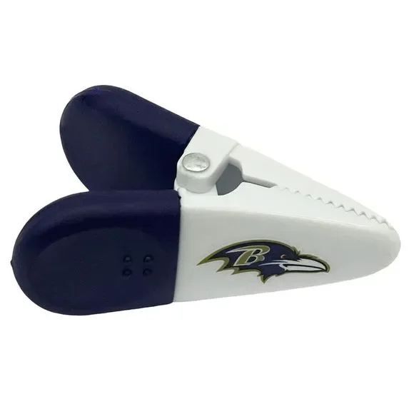 NFL Baltimore Ravens Magnetic Clip, 6 Pack - Picture 6 of 8